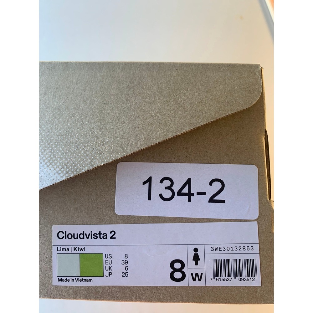 On Cloudvista 2 Womens Trail Running Shoes Lima Kiwi 3WE30132853 Size 8 NEW - Picture 10 of 12